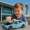 Çek Bırak Metal Mercedes Havalimanı Turkuaz Taksi 1:24 | Işıklı ve Sesli Oyuncak Araba