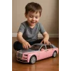Pembe Rolls Royce Sesli Işıklı Çek Bırak Metal Araba