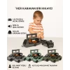 Tesla Cybertruck Karavan Metal Siyah | Sesli Işıklı Çek-Bırak Model