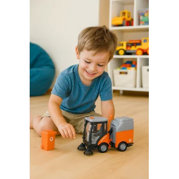 1:16 Sürtmeli Sesli Işıklı Temizlik Aracı