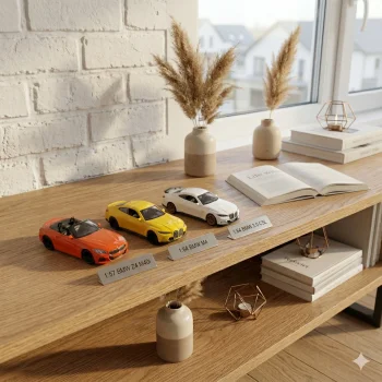 BMW 1:64 Metal Model Araba Koleksiyonu | Z4 M40i, M4, 3.0 CSL (Üçlü Set)