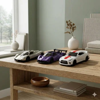 1:64 Egzotik Performans Metal Model Araba Koleksiyonu | Pagani Zonda, Pagani Zonda Revolucion, Nissan GT-R Nismo (Üçlü Set)