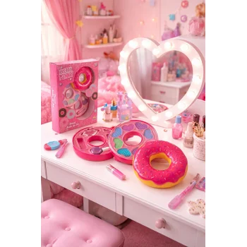 Çocuklar İçin Sürülebilir Güvenli Makyaj Seti