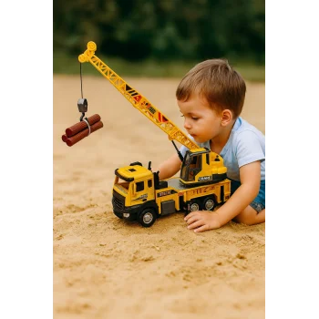 Çek Bırak Metal Işıklı ve Sesli Vinç