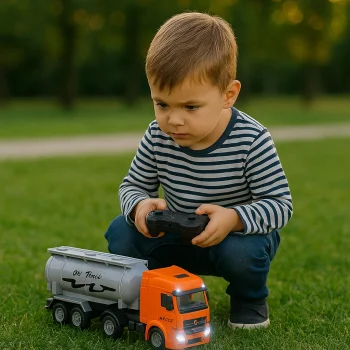 Işıklı Full Fonksiyon Uzaktan Kumandalı TIR 30 cm (Wireless R/C)