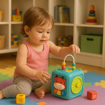 Işıklı Müzikli 6in1 Aktivite Küpü | Eğitici Bebek Oyuncağı