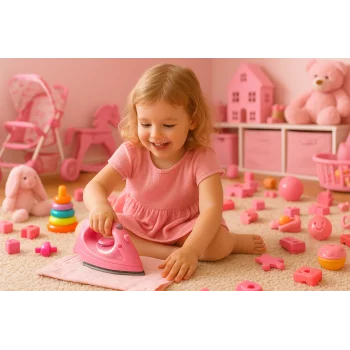 Işıklı Pilli Ütü Buharlı Ütü | Gerçekçi Oyun Deneyimi