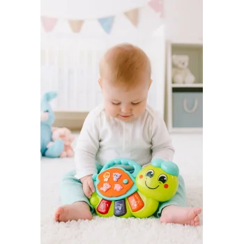 Işıklı ve Müzikli Kutulu Solucan Bebek Piyanosu