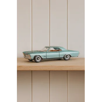 Lisanslı 1965 Buick Riviera 1:26 Die-Cast Metal Model Araba