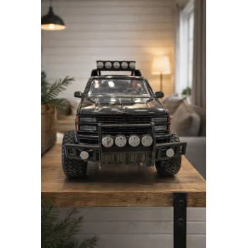 Lisanslı 1992 Chevrolet 454 SS 1:24 Pick-Up Off Road Black