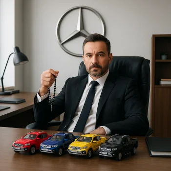 Lisanslı Çek Bırak Mercedes-Benz X-Class 1:42