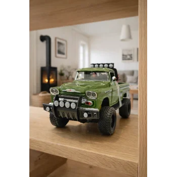 Lisanslı Chevrolet 1958 Off-Road Apache Fleetside 1:24
