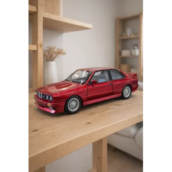 Lisanslı Metal BMW M3 Kırmızı 1:24 | Detaylı Koleksiyon Model Araba
