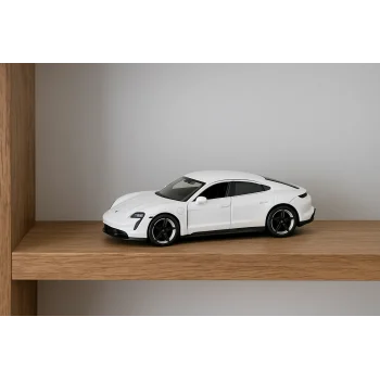 Lisanslı Porsche Taycan Turbo S 1:34 Metal Çek Bırak Araba