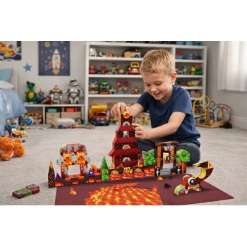 Magma Mimarları: 122 Parça Manyetik Yapım Seti