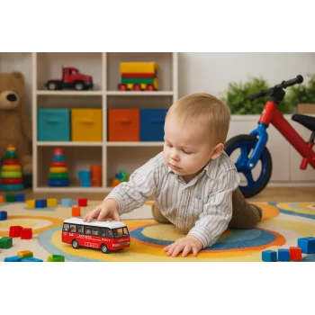 Sürtmeli Sesli Müzikli Şehir Otobüsü 19Cm