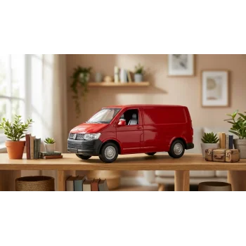 Lisanslı Volkswagen Transporter Metal Çek Bırak 1:34