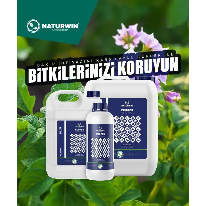 NATURWIN Cupper Bakır İçerikli Sıvı Gübre 5 Litre