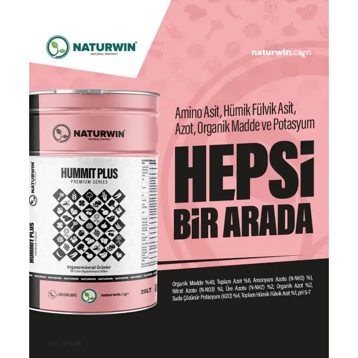 NATURWIN Hummit Plus Sıvı Köklendirici Gübre 1 Litre