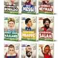 Efsaneler Serisi Ronaldo Messi Neymar Haaland Mbappe Salah lewandowski Nane Benzema