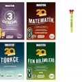 LGS 8.Sınıf Master 3lü Genel Matematik Türkçe Fen Bilimleri Deneme