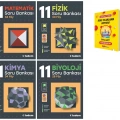 11. Sınıf Matematik Fizik Kimya ve Biyoloji Soru Bankası 4lü Set