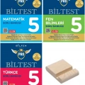 5. Sınıf Biltest 2025 Matematik Fen Bilimleri Türkçe Soru Bankası