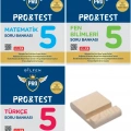 5. Sınıf ProTest 2025 Matematik Fen Bilimleri Türkçe Soru Bankası