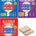 5.Sınıf ALL STAR 2025 Matematik Fen Bilimleri Türkçe Soru Bankası