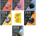 TYT Matematik Geometri Türkçe Tarih Coğrafya ve Paragraf 6lı Soru Bankaları Set