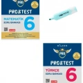 6.Sınıf ProTest Matematik Ve Türkçe Soru Bankası Yeni Müfredat
