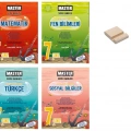7. Sınıf Master Matematik Fen Türkçe ve Sosyal Bilgiler Soru Bankası 4lü Set