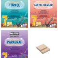 7. Sınıf Master Türkçe Sosyal Bilgiler ve Paragraf Soru Bankası 3lü Set