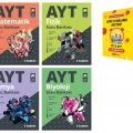 AYT Matematik Fizik Kimya ve Biyoloji Sayısal 4lü Soru Bankası Seti