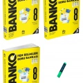 LGS 8. Sınıf Banko Serisi Matematik Türkçe ve Fen Bilimleri 3lü Set Soru Bankaları