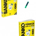 LGS 8. Sınıf Banko Serisi Matematik ve Türkçe Soru Bankası