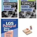 LGS 8. Sınıf Beceri Temelli Soru Bankası Matematik Türkçe ve Paragraf 3lü Set