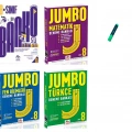 LGS 8. Sınıf Jumbo Serisi Matematik Türkçe Fen ve Genel 4lü Set Denemeleri