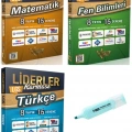 LGS 8.Sınıf Matematik Fen Bilimleri VE Türkçe 8 Yayın 16 Deneme