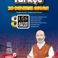 LGS ALTIN ORAN 8.SINIF TÜRKÇE 20 DENEME SINAVI