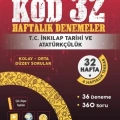 LGS T.C. İNKILAP TARİHİ VE ATATÜRKÇÜLÜK KOD 32-HAFTALIK DENEME