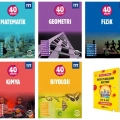 TYT 40 Seans Matematik Geometri Fizik Kimya ve Biyoloji Sayısal 5li Set
