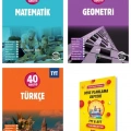 TYT 40 Seans Matematik Geometri ve Türkçe 3lü Set
