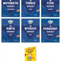 TYT IceBerg Matematik Türkçe Fizik Kimya Biyoloji ve Paragraf Branş Denemeleri Sayısal 6lı Set