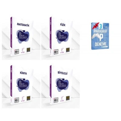 11. Sınıf Matematik Fizik Kimya Biyoloji Soru Bankası Seti