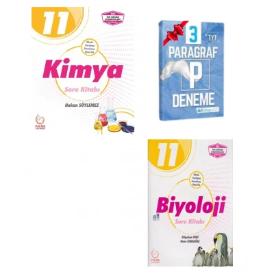 11.Sınıf Kimya ve Biyoloji Soru Bankası Set