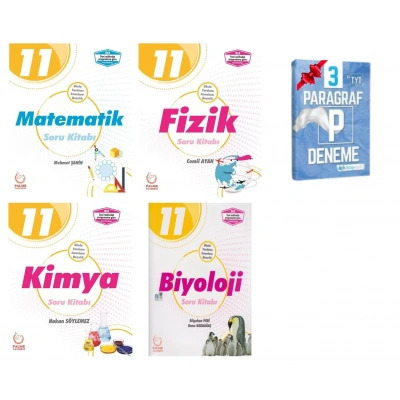 11.Sınıf Matematik Fizik Kimya Biyoloji Soru Bankası Set