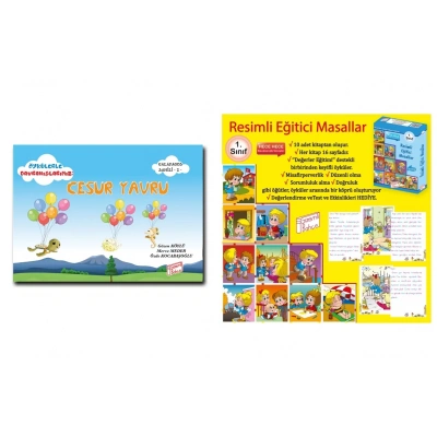 1.Sınıf Cesur Yavru ve Resimli Eğitici Masallar