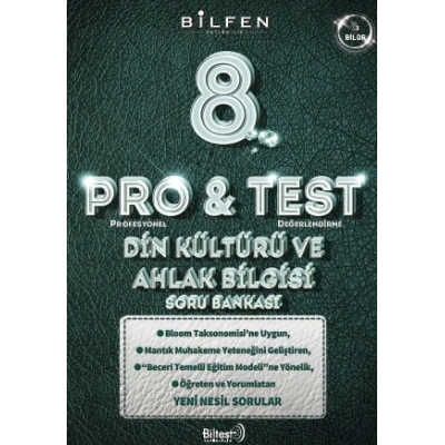 8. SINIF PRO&TEST DİN KÜLTÜRÜ VE AHLAK BİLGİSİ SORU BANKASI