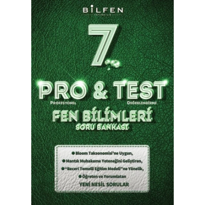 7. SINIF PRO&TEST FEN BİLİMLERİ SORU BANKASI